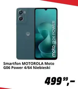 Media Markt Smartfon MOTOROLA Moto G06 Power 4/64 Niebieski oferta