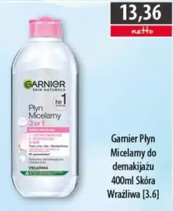DUO-TES Garnier Płyn Micelarny do demakijażu oferta