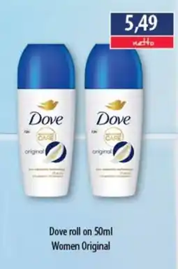 DUO-TES Dove roll on Women Original oferta