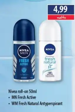 DUO-TES Nivea roll-on 50ml oferta