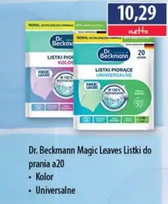 DUO-TES Dr. Beckmann Magic Leaves Listki do prania a20 oferta