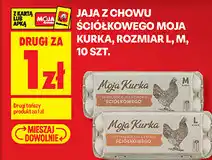 Biedronka Jaja z chowu ściółkowego Moja Kurka, rozmiar L, M, 10 szt oferta
