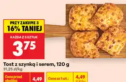 Biedronka Tost ze szynką i serem oferta