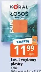 E.Leclerc Łosoś wędzony plastry Koral oferta