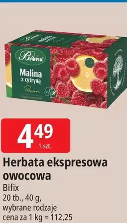 E.Leclerc Herbata ekspresowa owocowa Bifix oferta