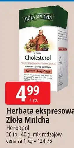 E.Leclerc Herbata ekspresowa Zioła Mnicha Herbapol oferta