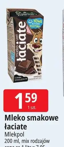 E.Leclerc Mleko smakowe Łaciate Mlekpol oferta