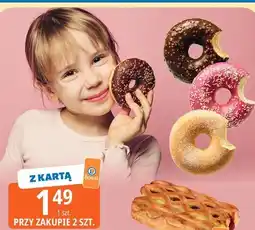 E.Leclerc Donut czekoladowy/truskawkowy La Lorraine oferta
