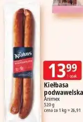 E.Leclerc Kiełbasa podwawelska Krakus Animex oferta