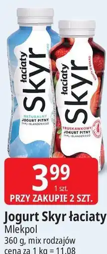 E.Leclerc Jogurt Skyr łaciaty Mlekpol oferta