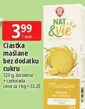 E.Leclerc Ciastka maślane bez dodatku cukru Nat & Vie oferta