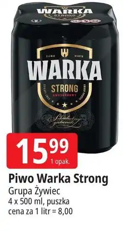 E.Leclerc Piwo Warka Strong Grupa Żywiec oferta