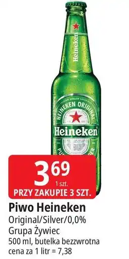 E.Leclerc Piwo Heineken Original/Silver/0,0% Grupa Żywiec oferta