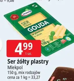 E.Leclerc Ser żółty plastry Mlekpol oferta