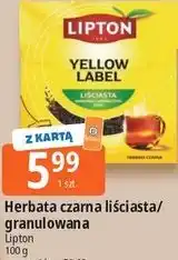 E.Leclerc Herbata czarna liściasta/granulowana Lipton oferta