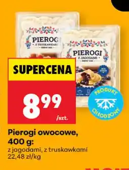 Biedronka Pierogi owocowe z jagodami Nasze Smaki oferta