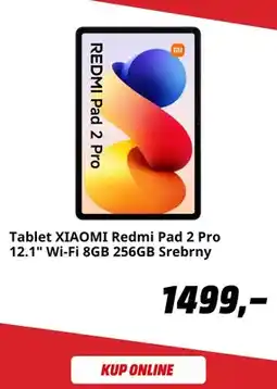 Media Markt Tablet Xiaomi Redmi Pad 2 Pro 12,1 Wi-Fi 8GB 256GB Srebrny oferta