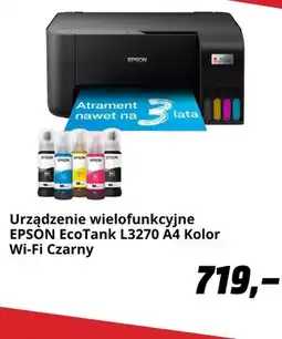 Media Markt Urządzenie wielofunkcyjne Epson EcoTank L3270 A4 Kolor Wi-Fi Czarny oferta