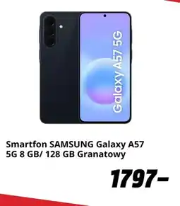 Media Markt Smartfon Samsung Galaxy A57 5 g 8 GB/ 128 Gb granatowy oferta