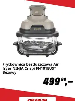 Media Markt Frytkownica beztłuszczowa Ninja Crispi FN101EUST beżowy oferta