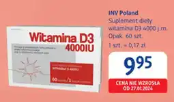 dm drogerie markt Suplement diety witamina D3 4000 j.m. INV Poland oferta