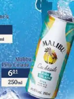 Specjał Malibu Pina Colada oferta