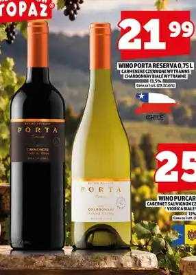 Wino białe Porta Reserva Chardonnay wytrawne