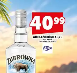 Topaz Wódka Żubrówka Biała 40% oferta