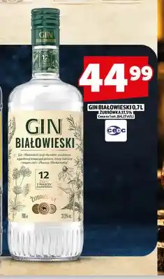 Topaz Gin Białowieski Żubrówka 37,5% oferta