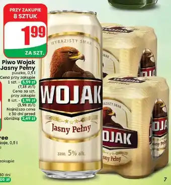 Dino Piwo Wojak Jasny Pełny oferta
