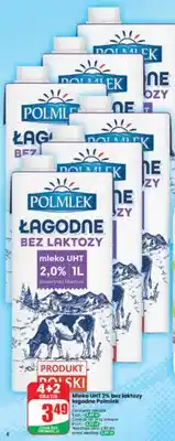 Dino Mleko UHT bez laktozy Łagodne Polmlek 2% oferta