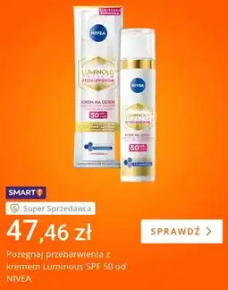 Allegro Krem Luminous SPF 50 Nivea oferta