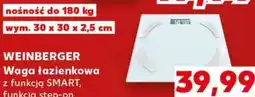 Kaufland Waga Łazienkowa Weinberger oferta