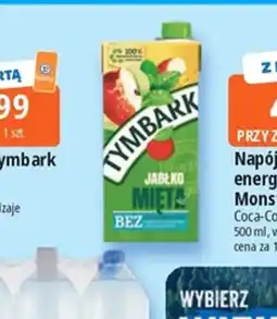 E.Leclerc Napój energetyczny Tymbark Jabłko Mięta oferta