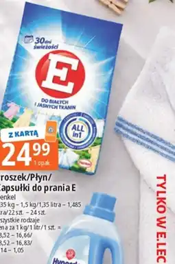 E.Leclerc Rosztek/Płyn/Capsułki do prania E oferta