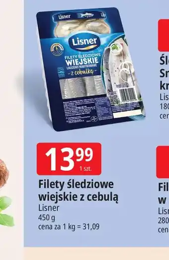 Filety śledziowe wiejskie z cebulą Lisner