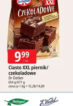 E.Leclerc Ciasto XXL piernik/czekoladowe Dr Oetker oferta