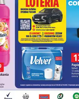 E.Leclerc Papier toaletowy Velvet oferta