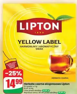Dino Herbata czarna ekspresowa Lipton oferta
