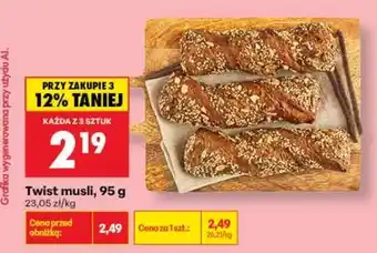 Biedronka Twist musli, 95 g oferta