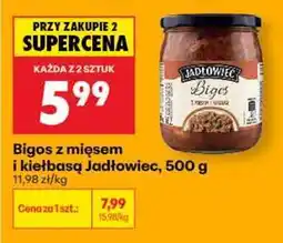 Biedronka Bigos z mięsem i kiełbasą Jadłowiec, 500 g oferta