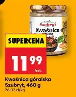 Biedronka Kwaśnica góralska Szubryt, 460 g oferta