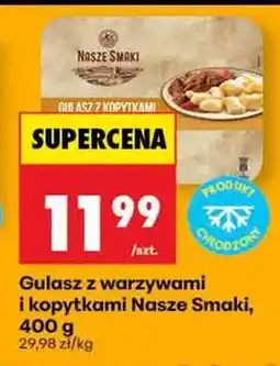 Biedronka Gulasz z warzywami i kopytkami Nasze Smaki, 400 g oferta