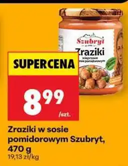 Biedronka Zraziki w sosie pomidorowym Szubryt, 470 g oferta
