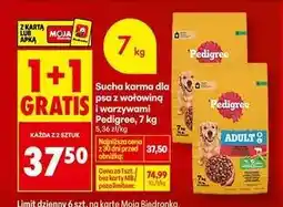 Biedronka Sucha karma dla psa z wołowiną i warzywami Pedigree, 7 kg oferta