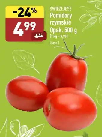 ALDI Pomidory rzymskie 500g oferta