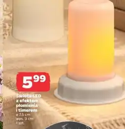 Netto Świeca led z efektem płomienia i timerem oferta