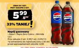 Netto Napój gazowany Pepsi Pepsi Zero Cukru Mirinda oferta