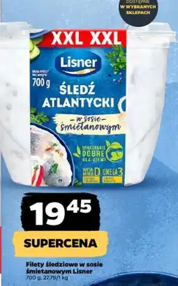 Netto Śledź Atlantycki w sosie śmietanowym Lisner oferta