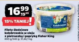 Netto Filety śledziowe kołobrzeskie w oleju z pietruszką i papryką Fisher King oferta